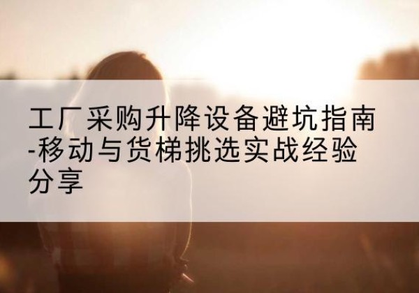 虎林移动式升降机怎么选-工厂采购升降设备避坑指南-移动与货梯挑选实战经验分享