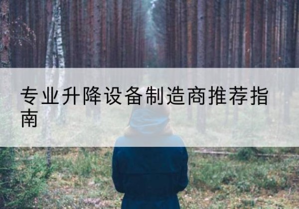 虎林电动剪叉升降平台厂家-专业升降设备制造商推荐指南
